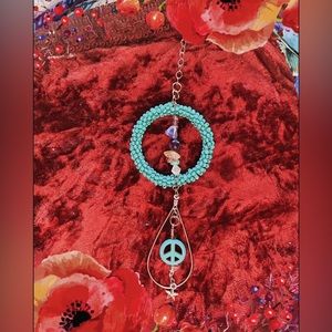 🍃✨Boho Peace Keychain ✌🏻🦋